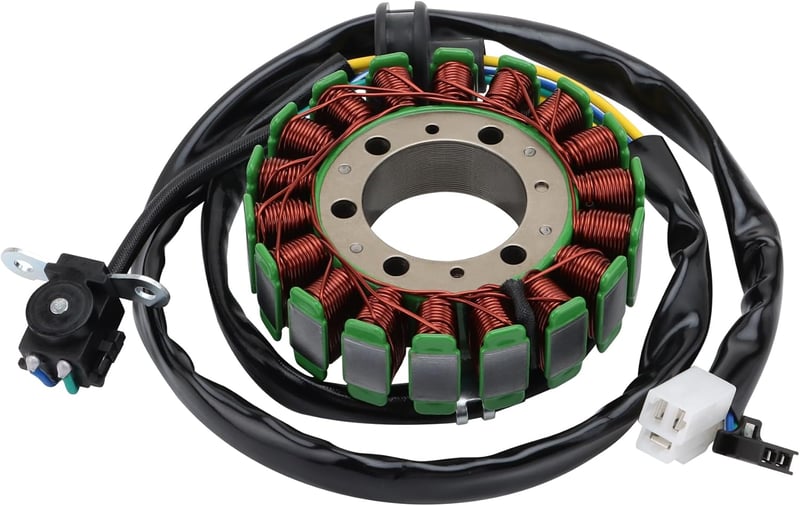 GOOFIT 18 Tekercses Motorkerékpár Gyújtótekercs - Magneto Stator Gyújtásgenerátor Suzuki VZ800 Marauder 800 Modellekhez (1997-2004)