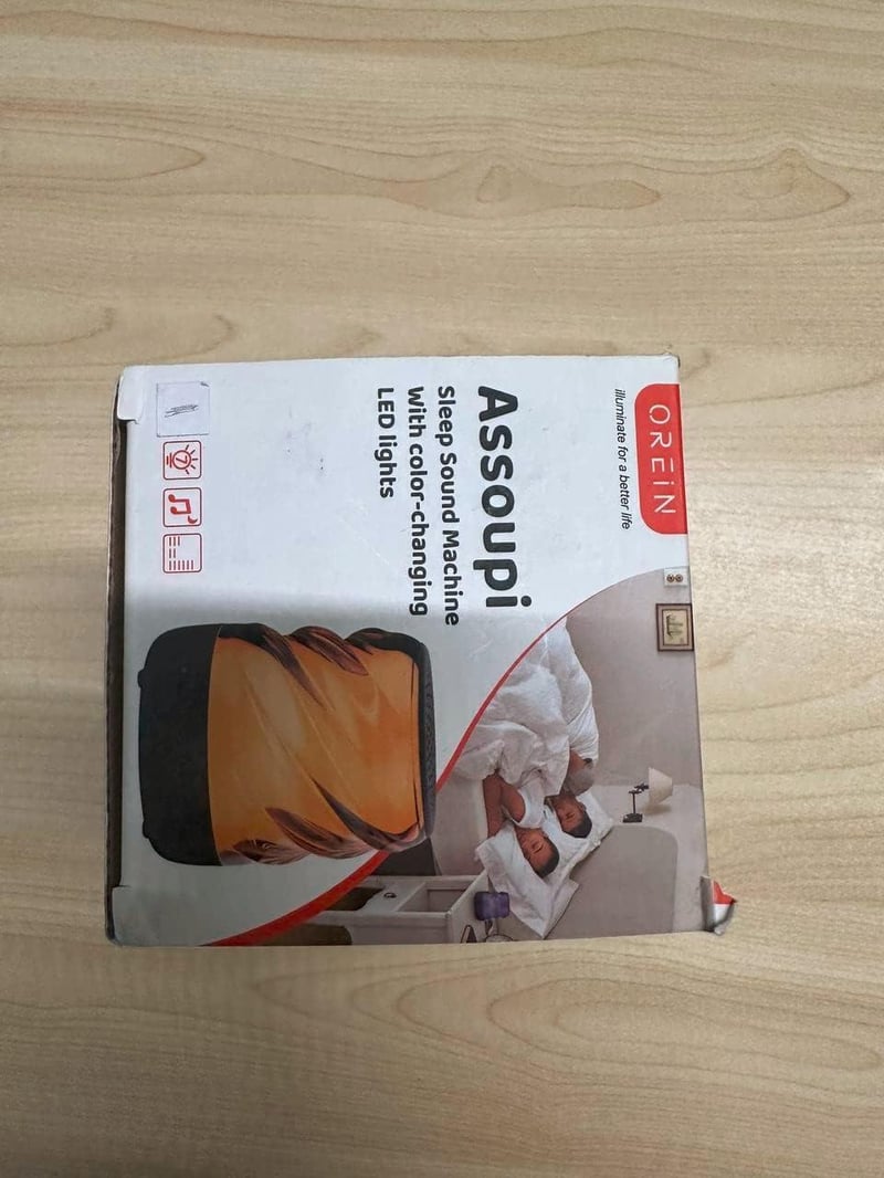 Fehér Zaj Gép 3 az 1-ben: Bluetooth Hangszóró és Hangulatfény Alvássegítő