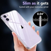 iPhone 11 Átlátszó Védőtok - Ütésálló Szilikon Borítás 2