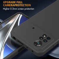 Xiaomi Poco X4 Pro védőtok - Strapabíró fekete borítás 4