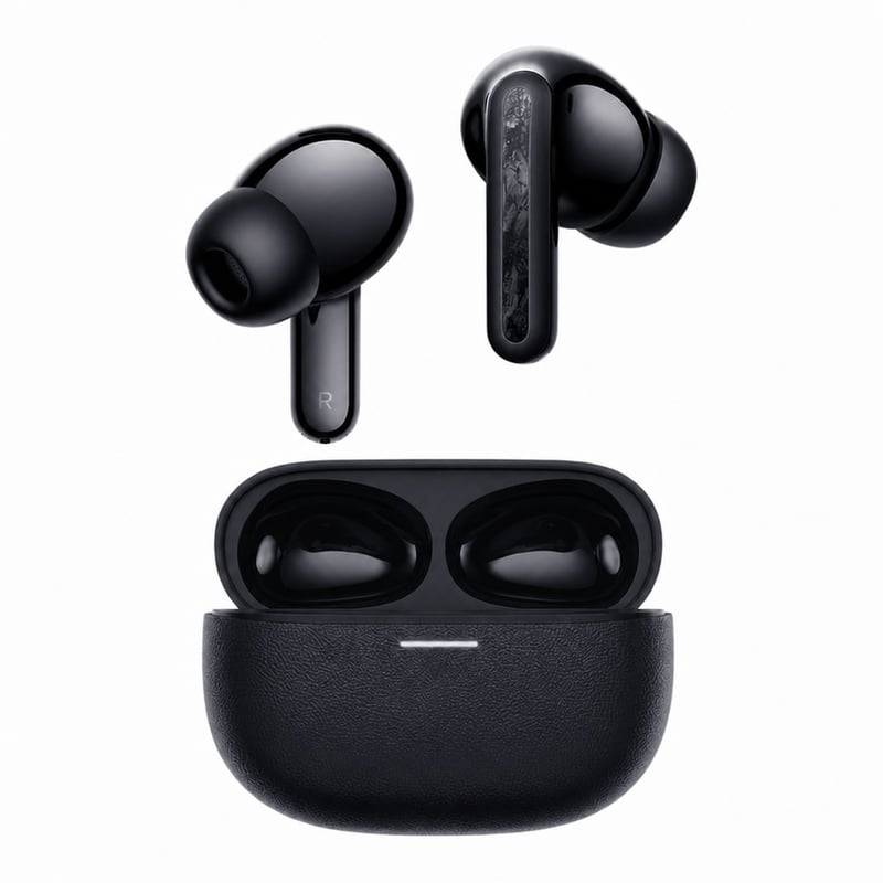 Bezdrôtové slúchadlá Xiaomi Redmi Buds 5 Pro Bluetooth 5.3, 52 dB ANC — nabíjací kábel nie je súčasťou balenia (stav: pozri 2. obrázok)