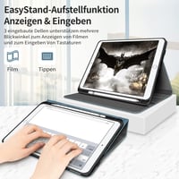 HOLIMET iPad 10.2" Tok 9/8/7 Generációhoz (2021/2020/2019) Tolltartóval - PU Bőr Védőtok, Vékony TPU Hátlap, Automatikus Alvás/Ébresztés, Ál 4