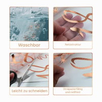 DDCKJ Calea de masă pentru a 40-a aniversare, 28 cm x 10 m, decupabilă, decorațiune de masă aur roz pentru bărbați și femei, pentru petreceri de naștere și aniversări 3