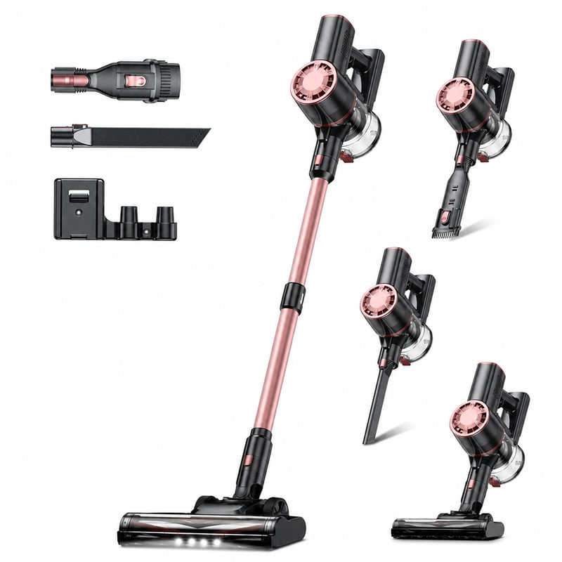 Aspirator cu acumulator Vexilar 45000Pa 450W, autonomie 50 minute, 6 în 1, fără fir — fără cablu de încărcare (stare: vezi imaginea a 2-a)