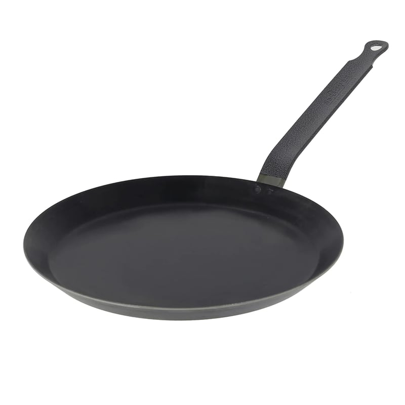 Panvica na palacinky De Buyer 5303.24 z modrej ocele, hrúbka 2 mm, priemer 24 cm