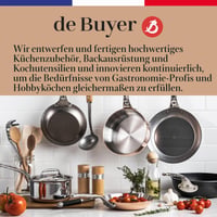 Panvica na palacinky De Buyer 5303.24 z modrej ocele, hrúbka 2 mm, priemer 24 cm 9