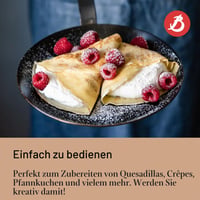 Panvica na palacinky De Buyer 5303.24 z modrej ocele, hrúbka 2 mm, priemer 24 cm 4
