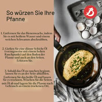 Panvica na palacinky De Buyer 5303.24 z modrej ocele, hrúbka 2 mm, priemer 24 cm 5