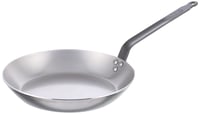 Uhlíková oceľová panvica DE BUYER Carbon Plus 30 cm 5110.30 strieborná na pečenie mäsa a zeleniny 1