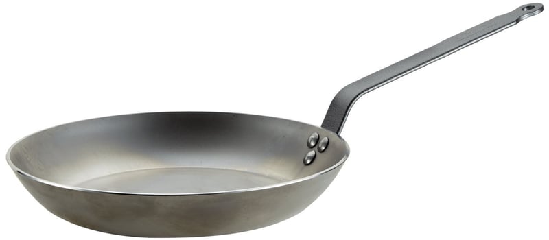 Panvica z ocele de Buyer CARBONE PLUS 5110.28 – 28 cm, strieborná