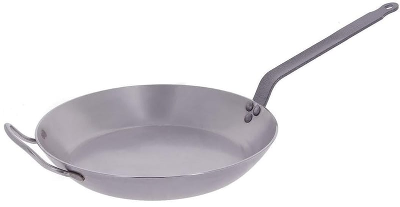de Buyer CARBONE PLUS 5110.36 Oceľová panvica s protiľahlou rukoväťou – 36 cm, strieborná