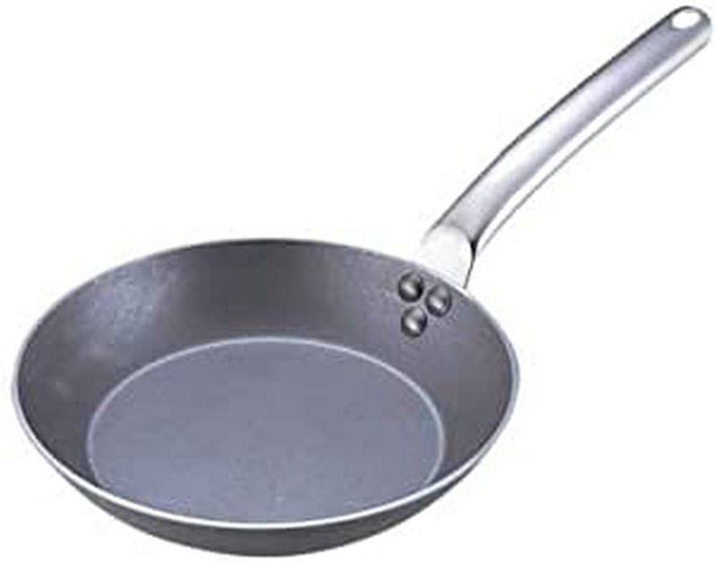 De Buyer CARBONE PLUS acél serpenyő – 20 cm átmérő, fehér acéllemez, professzionális vas serpenyő