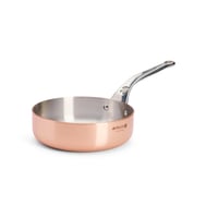 Rovná saťvacia panvica De Buyer Inocuivre – priemer 24 cm, hrúbka 2 mm, meď-nerez, nerezová rukoväť 1