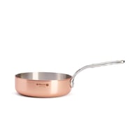 Rovná saťvacia panvica De Buyer Inocuivre – priemer 24 cm, hrúbka 2 mm, meď-nerez, nerezová rukoväť 3