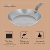 Oceľová panvica De Buyer Mineral B, Ø 28 cm, 5610.28 4