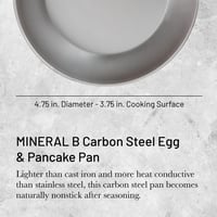 De Buyer Mineral B Element Blini Serpenyő Acéllemez 12 cm – Palacsintasütő Kis Méretű Reggelihez 2