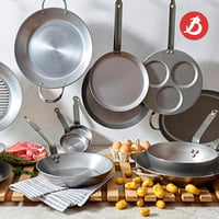 Železná panvica na palacinky De Buyer Mineral B Element – 24 cm, strieborná – vhodná na indukciu, grilovanie a opekanie 8