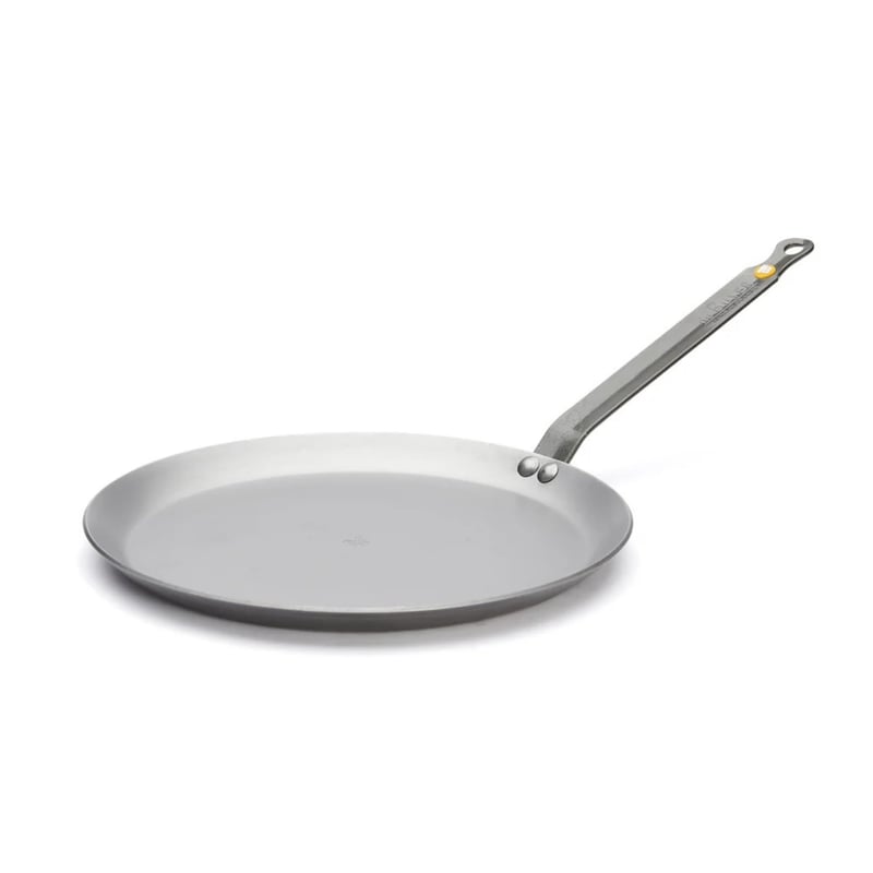 Železná panvica na palacinky De Buyer Mineral B Element – 24 cm, strieborná – vhodná na indukciu, grilovanie a opekanie