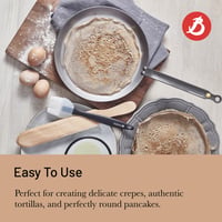 Železná panvica na palacinky De Buyer Mineral B Element – 24 cm, strieborná – vhodná na indukciu, grilovanie a opekanie 5