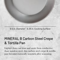 Železná panvica na palacinky De Buyer Mineral B Element – 24 cm, strieborná – vhodná na indukciu, grilovanie a opekanie 2