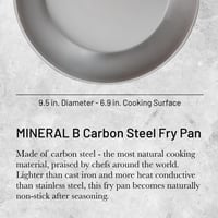 Tigaie din oțel carbon De Buyer Mineral B Element, Ø 24 cm, argintiu – model 5610.24, compatibilă și cu plite cu inducție 2