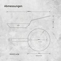 Tigaie din oțel carbon De Buyer Mineral B Element, Ø 24 cm, argintiu – model 5610.24, compatibilă și cu plite cu inducție 7