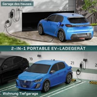 dé Elektromos Autó Töltőkábel Type 2 Schuko 3.7 kW 10m LCD Kijelzővel - Univerzális EV Töltő Tesla, VW, MG4, Zoe és Más Elektromos Járművekh 4