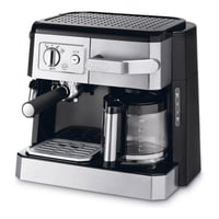 Kombinovaný kávovar De'Longhi BCO 421.S s funkciou espressa a prekvapkávanej kávy, napeňovačom mlieka, 1 l, nehrdzavejúca oceľ/čierna 4