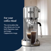 Espressor manual De'Longhi Dedica Duo EC890.M - espresso și cold brew, 15 cm lățime, metal 6