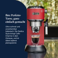 Espressor manual De'Longhi Dedica Style cu dispozitiv de spumare a laptelui 2