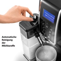 De'Longhi Dinamica ECAM 350.55.B Automatski aparat za kavu s pjenilicom za mlijeko, Cappuccino i Espresso, spremnik za vodu od 1,8 litara, grafički zaslon, 2 šalice 3