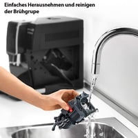 De'Longhi Dinamica ECAM 350.55.B Automatski aparat za kavu s pjenilicom za mlijeko, Cappuccino i Espresso, spremnik za vodu od 1,8 litara, grafički zaslon, 2 šalice 4