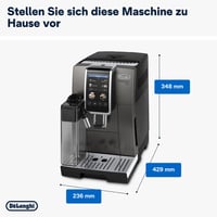 Espressor automat De'Longhi Dinamica Plus cu 24 de băuturi, culoarea Titanium 7