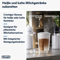 Automatski aparat za kavu De'Longhi Eletta Explore Perfetto ECAM452.57.G s LatteCrema sustavom za pjenu od mlijeka, 40 napitaka, tamnosive boje 3