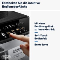 Espressor Automat De'Longhi Magnifica Evo cu 5 Băuturi, Argintiu 6