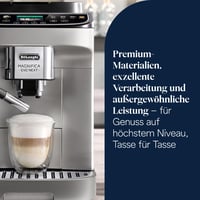 Automatický kávovar De'Longhi Magnifica Evo Next Perfetto s napeňovačom mlieka LatteCrema, 13 nápojmi na jeden dotyk, farebným dotykovým displejom, titánový (ECAM312.80.SB) 2