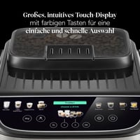 Automatický kávovar De'Longhi Magnifica Evo Next Perfetto s napeňovačom mlieka LatteCrema, 13 nápojmi na jeden dotyk, farebným dotykovým displejom, titánový (ECAM312.80.SB) 7