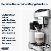 Espressor automat De'Longhi Magnifica Plus cu 18 băuturi, argintiu-negru 5