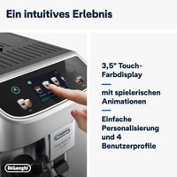 Espressor automat De'Longhi Magnifica Plus cu 18 băuturi, argintiu-negru 7
