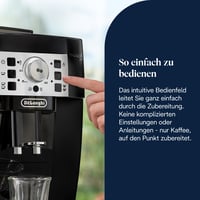 Automatický kávovar De'Longhi Magnifica S ECAM 22.110.B s napeňovačom mlieka, funkciou cappuccino a espresso, nádržka na vodu 1,8 l, čierny 5