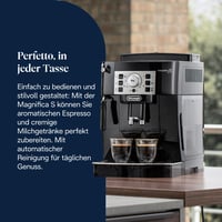 Automatický kávovar De'Longhi Magnifica S ECAM 22.110.B s napeňovačom mlieka, funkciou cappuccino a espresso, nádržka na vodu 1,8 l, čierny 2