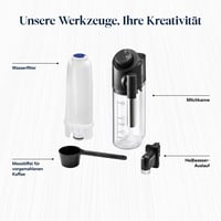 Automatický kávovar De'Longhi Magnifica Start so 4 nápojmi, čierny – Plne automatické espresso a kávovar 8