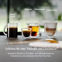 Automatický kávovar De'Longhi Magnifica Start so 4 nápojmi, čierny – Plne automatické espresso a kávovar 4