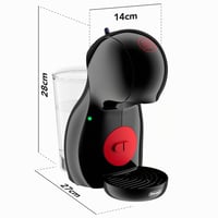 Kávovar na kapsule De'Longhi Nescafé Dolce Gusto Piccolo XS EDG210.B, čierny, 15 barov 2