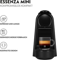 De'Longhi Nespresso Essenza Mini EN 85.B kapszulás kávéfőző 19 bar nyomás fekete 2