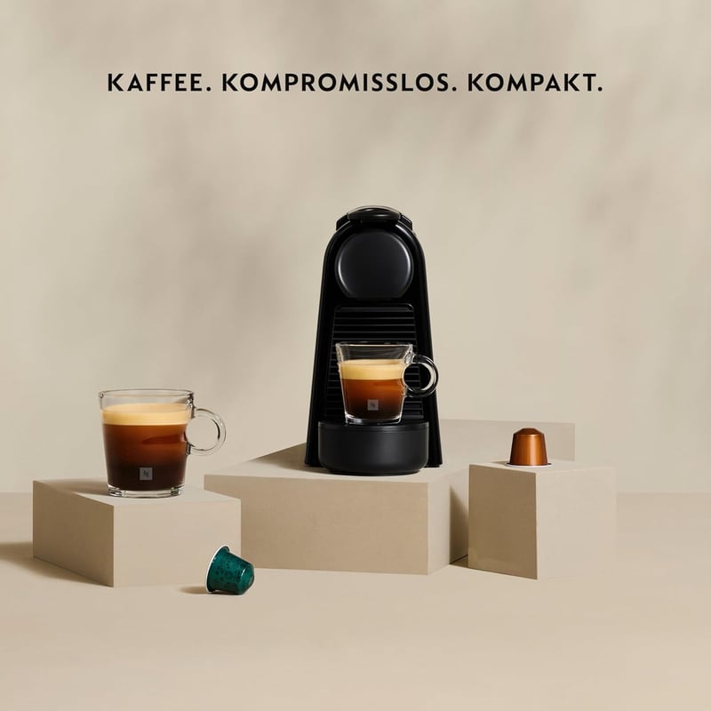 De'Longhi Nespresso Essenza Mini EN 85.B kapszulás kávéfőző 19 bar nyomás fekete