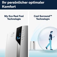 Mobilná klimatizácia De'Longhi Pinguino PAC EX130 CST WiFi s výfukovou hadicou, pre miestnosti do 120 m³, funkcia odvlhčovania a ventilátora, 24-hodinový časovač, energetická trieda A, biela 4