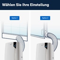Mobilná klimatizácia De'Longhi Pinguino PAC EX130 CST WiFi s výfukovou hadicou, pre miestnosti do 120 m³, funkcia odvlhčovania a ventilátora, 24-hodinový časovač, energetická trieda A, biela 6