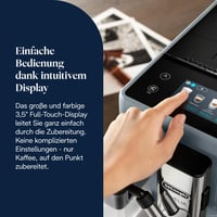 Automatický kávovar De'Longhi Rivelia EXAM440.55.G, mliečny systém LatteCrema, 16 kávových nápojov, dotykový displej, vymeniteľná násypka na zrnkovú kávu, sivý 7