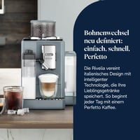 Automatický kávovar De'Longhi Rivelia EXAM440.55.G, mliečny systém LatteCrema, 16 kávových nápojov, dotykový displej, vymeniteľná násypka na zrnkovú kávu, sivý 2